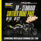 DP Sintered Brake Pads for Bajaj Dominar 400 (2019-2025) - Standard