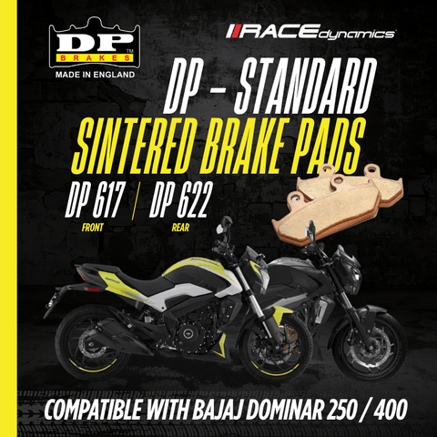 DP Sintered Brake Pads for Bajaj Dominar 400 (Upto 2018) - Standard