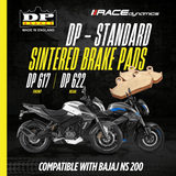 DP Sintered Brake Pads for Bajaj  NS 200 - Standard