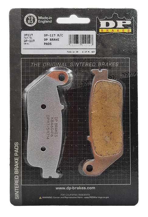 DP Sintered Brake Pads for Honda CBR 250 R (Non ABS) - Standard