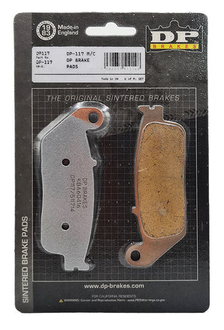 DP Sintered Brake Pads for Kawasaki Z 650 (2017 Onwards) - Standard