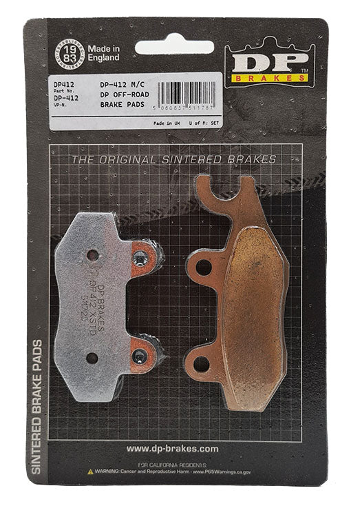 DP Sintered Brake Pads for Kawasaki Versys 300 - Standard