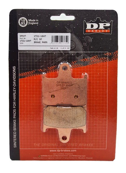 DP Sintered Brake Pads for Harley Davidson Iron 883 (2014 onwards) - Standard