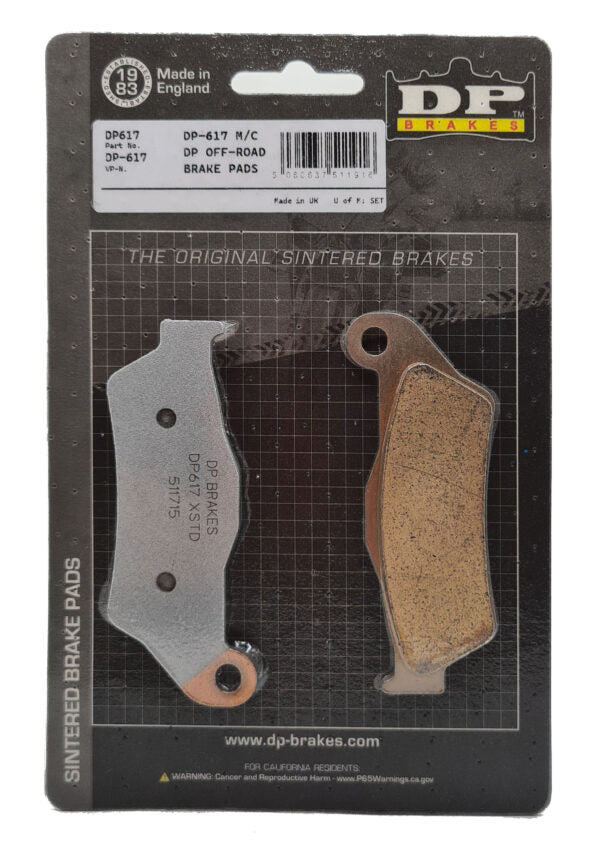 DP Sintered Brake Pads for Yamaha Fazer 25 - Standard