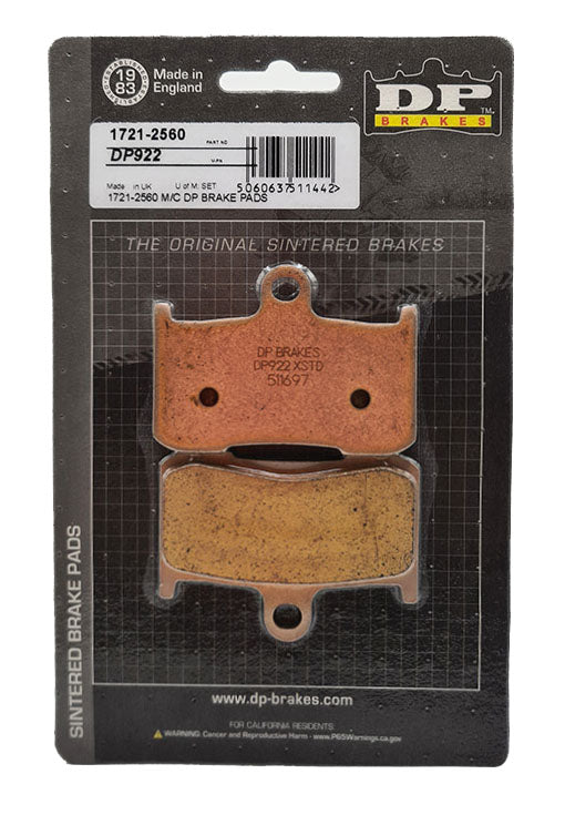 DP Sintered Brake Pads for Kawasaki Z 900 (2017-2021) - Standard
