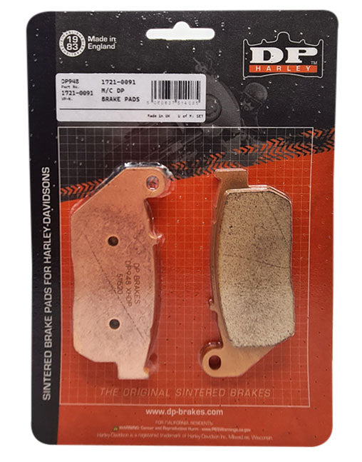 DP Sintered Brake Pads for Harley Davidson Iron 883 (2009-2013) - Standard