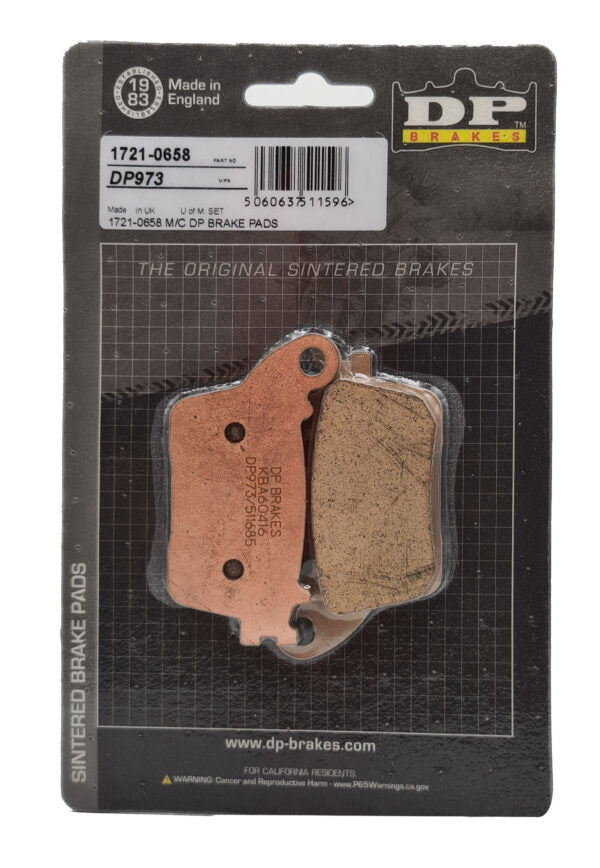 DP Sintered Brake Pads for Kawasaki ZX 10R/RR (2021 Onwards) - Standard