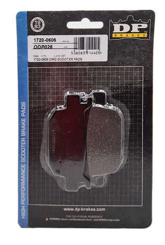 DP Sintered Brake Pads for Benelli Leoncino 500 (2016) - Organic