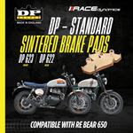 DP Sintered Brake Pads for Royal Enfield Bear 650 - Standard