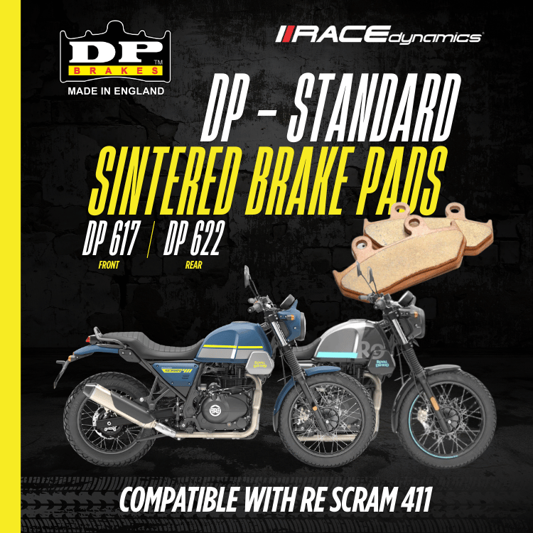 DP Sintered Brake Pads for Royal Enfield Scram 411 - Standard