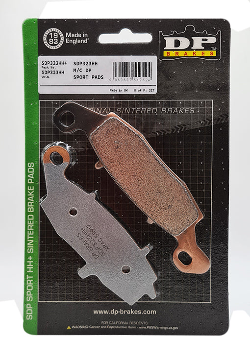 DP Sintered Brake Pads for Kawasaki ER-6n (2012-2016) - Sport SDP HH+