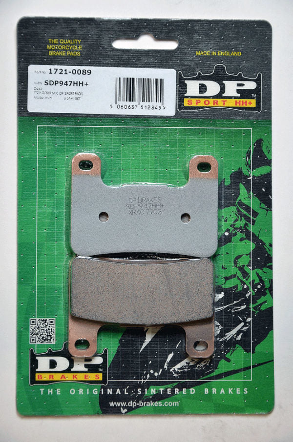 DP Sintered Brake Pads for Kawasaki ZX 10R (2011-2015) - Sport SDP HH+