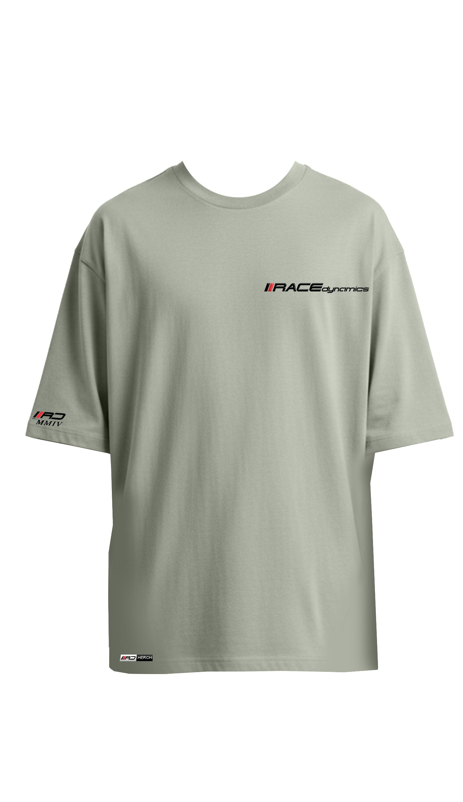 Race Dynamics T-Shirt, Smoke Grey (Oversized)