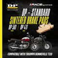 DP Sintered Brake Pads for Triumph Bonneville T120 (2016-2020) - Standard