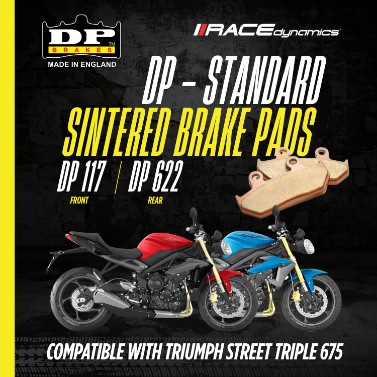 DP Sintered Brake Pads for Triumph Street Triple 675 (2013-2017) - Standard