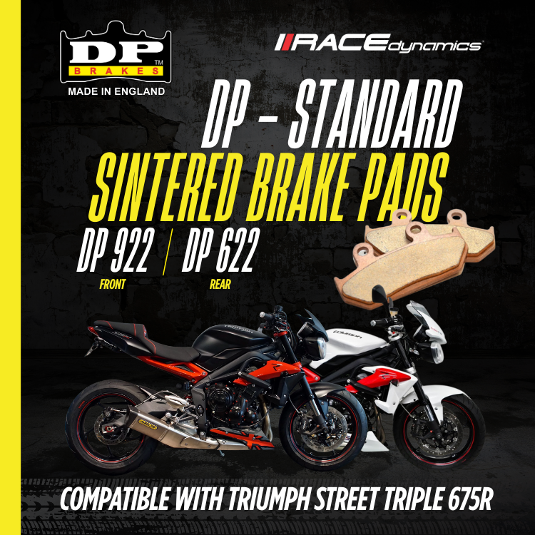 DP Sintered Brake Pads for Triumph Street Triple 675R (2013-2017) - Standard