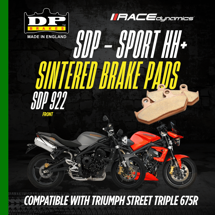 DP Sintered Brake Pads for Triumph Street Triple 675R (2009-2012) - Sport SDP HH+