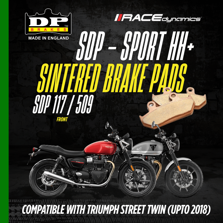 DP Sintered Brake Pads for Triumph Street Twin (2016-2018) - Sport SDP HH+