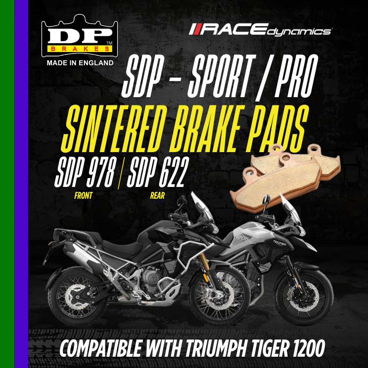 DP Sintered Brake Pads for Triumph Tiger 1200 Rally GT (2022 Onwards) - Sport SDP HH+