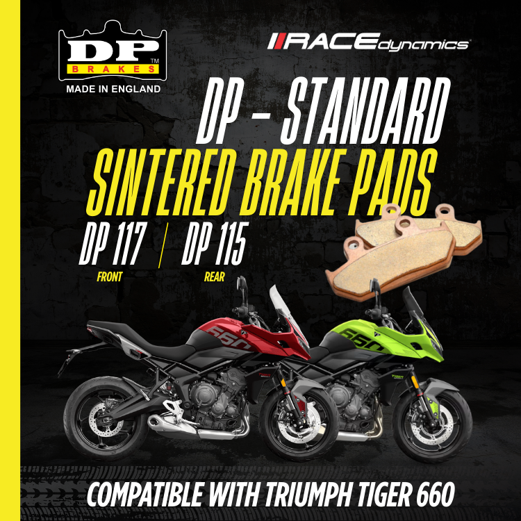 DP Sintered Brake Pads for Triumph Tiger 660 (2022 Onwards) - Standard
