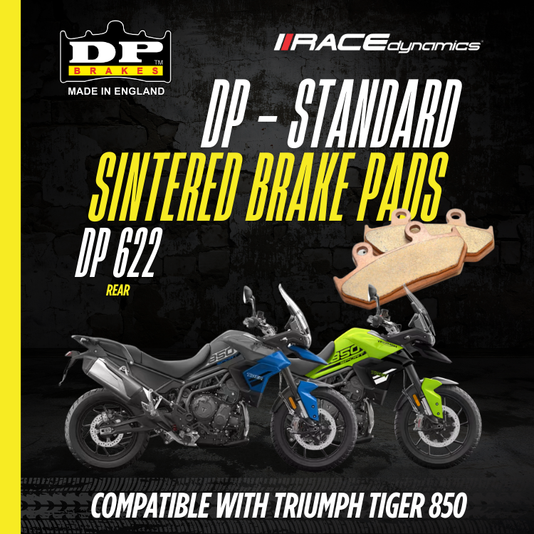 DP Sintered Brake Pads for Triumph Tiger 850 (2020 onwards) - Standard