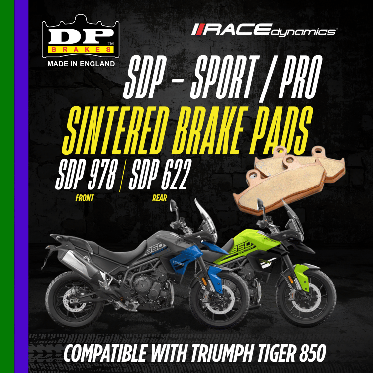 DP Sintered Brake Pads for Triumph Tiger 850 (2020 onwards) - Sport SDP HH+