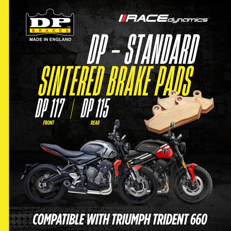 DP Sintered Brake Pads for Triumph Trident 660 (2021 Onwards) - Standard